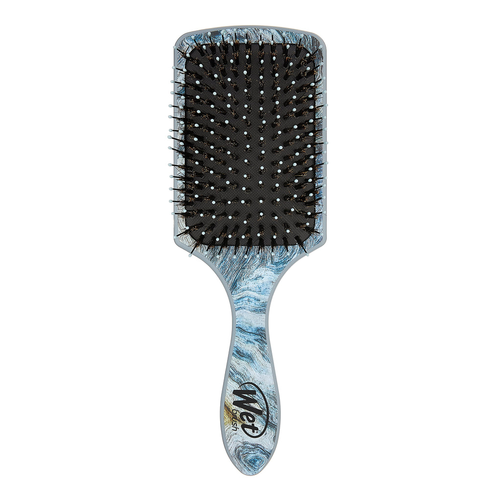 Enhancer Paddle Hair , Distressed Wood Blue, IntelliFlex Bristles, All Hair Types, 1 Ct