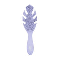 Green Hair Detangler, Soft, Flexible Bristles, Purple 1 Ct, Or Dry Hair