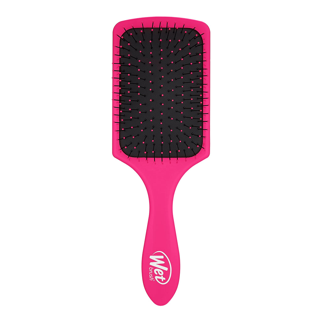 Wet Brush Paddle Hair Detangler, Pink, Soft Bristle Hair Brush for All Hair Types
