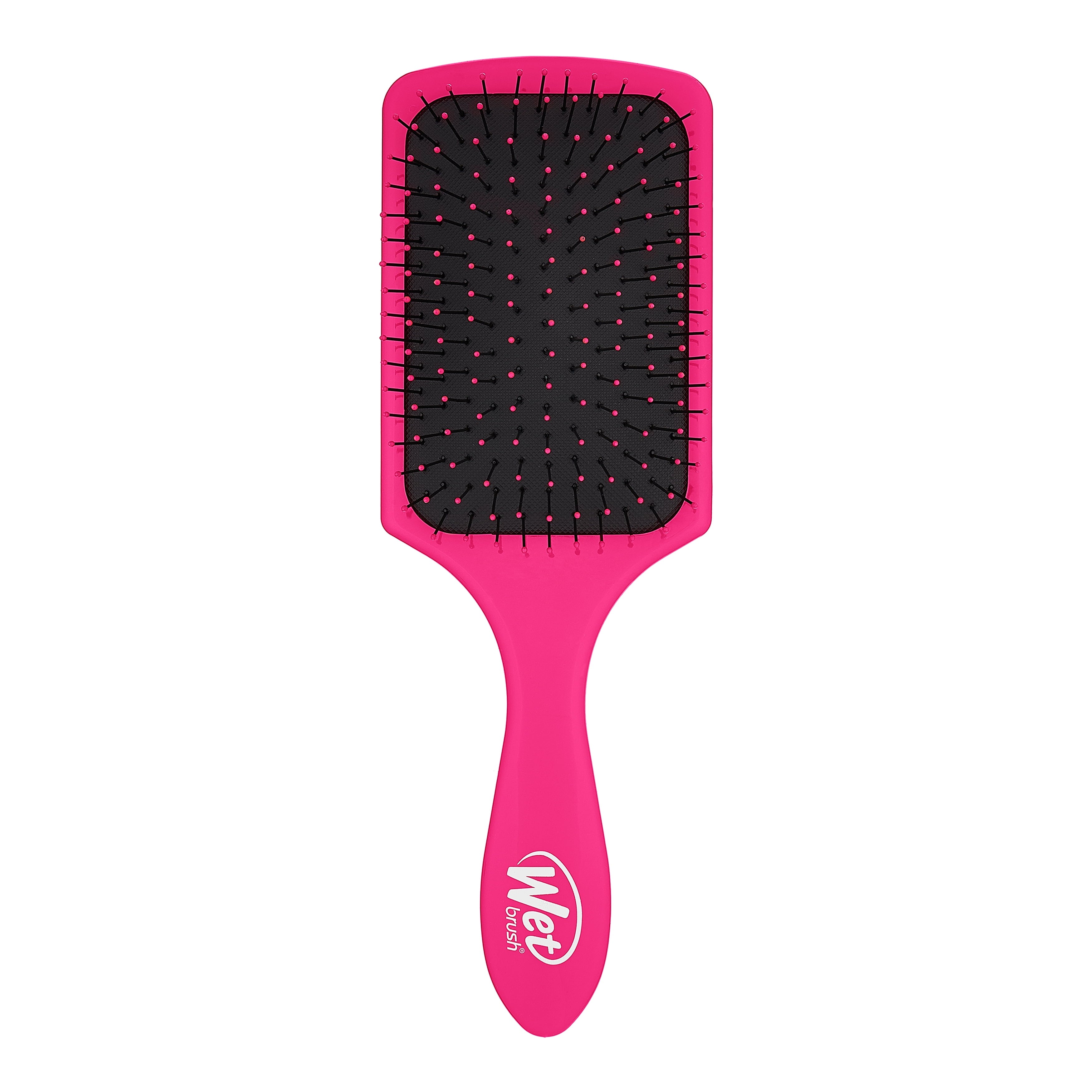 Wet Brush Paddle Hair Detangler, Pink, Soft Bristle Hair Brush for All Hair Types