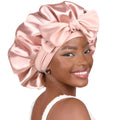 Adjustable Silk Bet for Sleeping Women Double Layer Satin Bet Reduce Friction Prevent Frizz Curly Hair