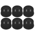 6pcs Palm Combs Portable Lightweight Handheld Massager Hair Brush Comb For Men, Beard Brush, Shampoo Comb