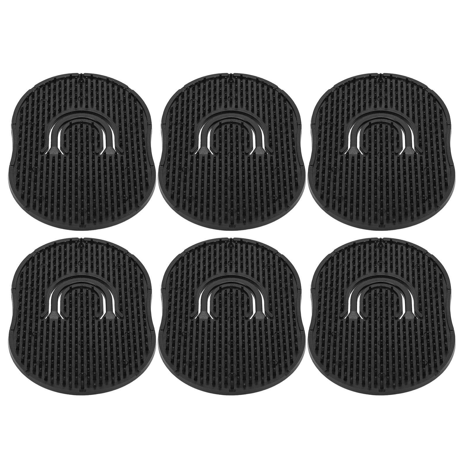6pcs Palm Combs Portable Lightweight Handheld Massager Hair Brush Comb For Men, Beard Brush, Shampoo Comb
