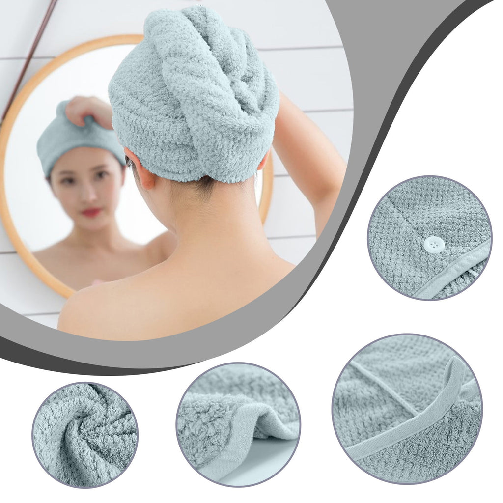 Towel Wrap – Quick Dry Turban for Wet, Curly, Thick Women's Long – Absorbent and Gentle Styling - Image 2
