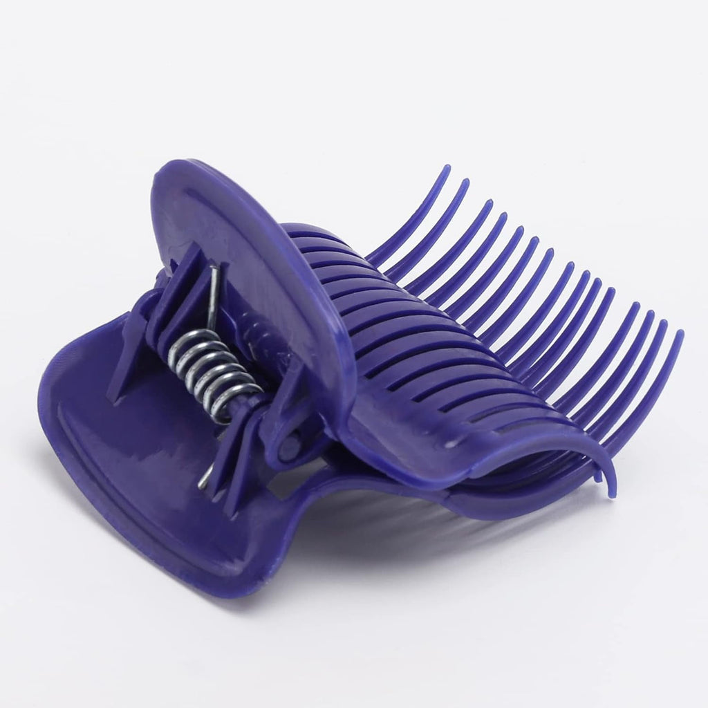 24 Clips for Hair Curler Claw Clip Replacement Hair Section Styling for Women Girls Purple - Image 4