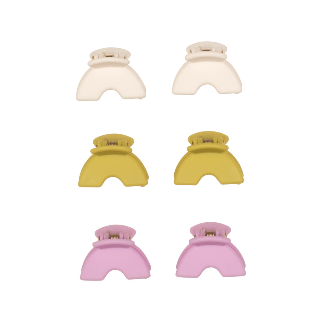 x Maeberry Small Claw Clips, Trendy Hair Accessories for Women & Girls, 6 Ct - Image 2