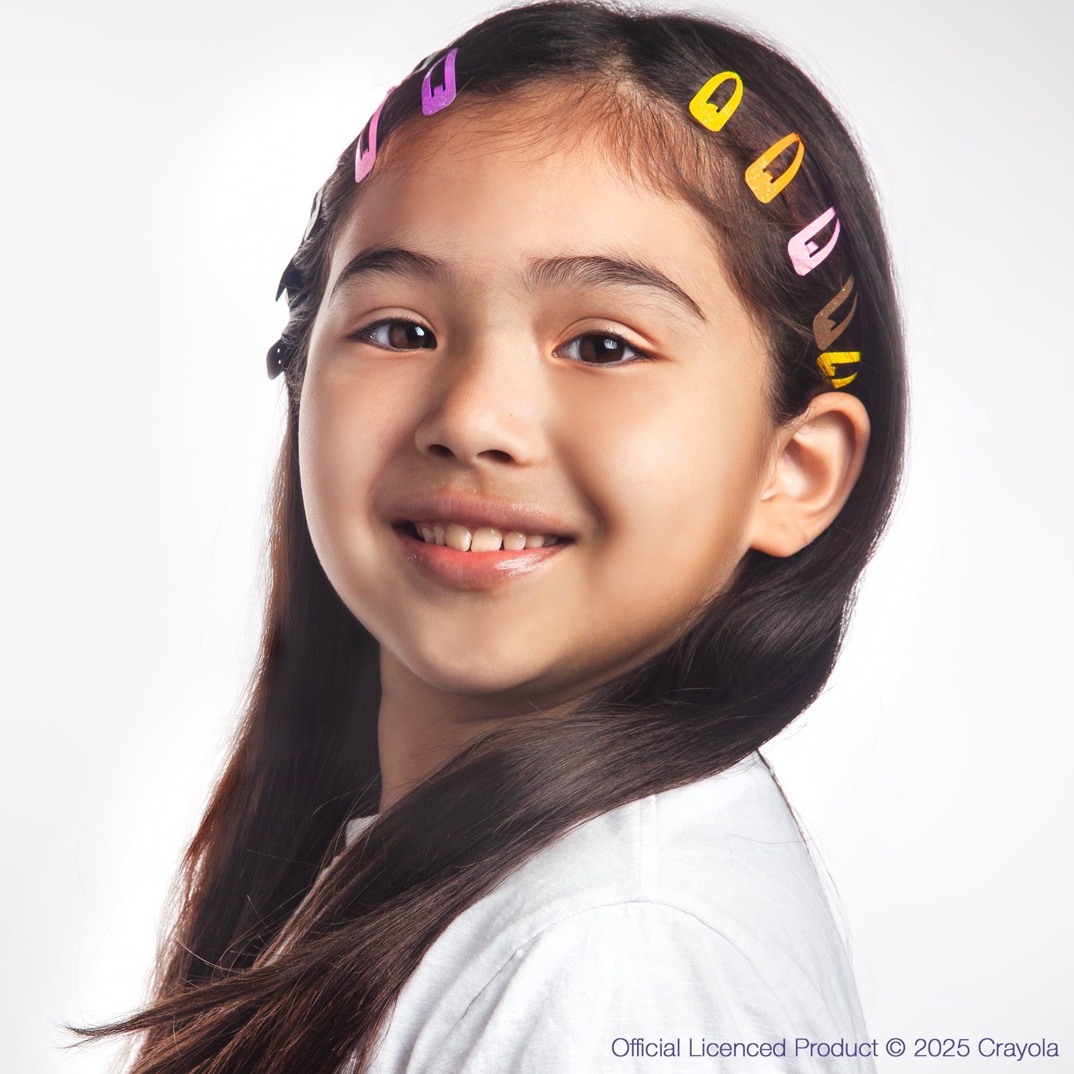 Enchante Crayola Kids Snap Hair Clips for Girls, 18 Count - Image 2