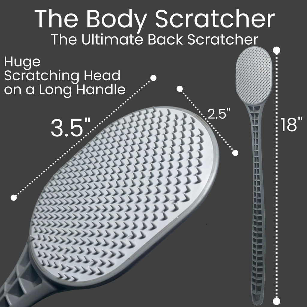The Ultimate Back Scratcher, Scalp Massager, Back Massager & Exfoliator - Large Scratch Surface & Long Sturdy Handle - Image 5