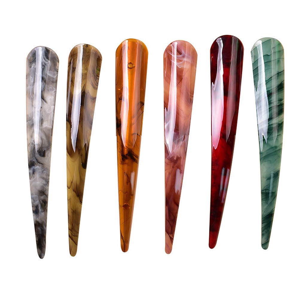 6 Pack Large Long Alligator Hair Clips for Styling Salon Sectioning, 5 inch Rust-Proof Durable Non-Slip Duckbill Metal Clips for Women Thick - Image 4