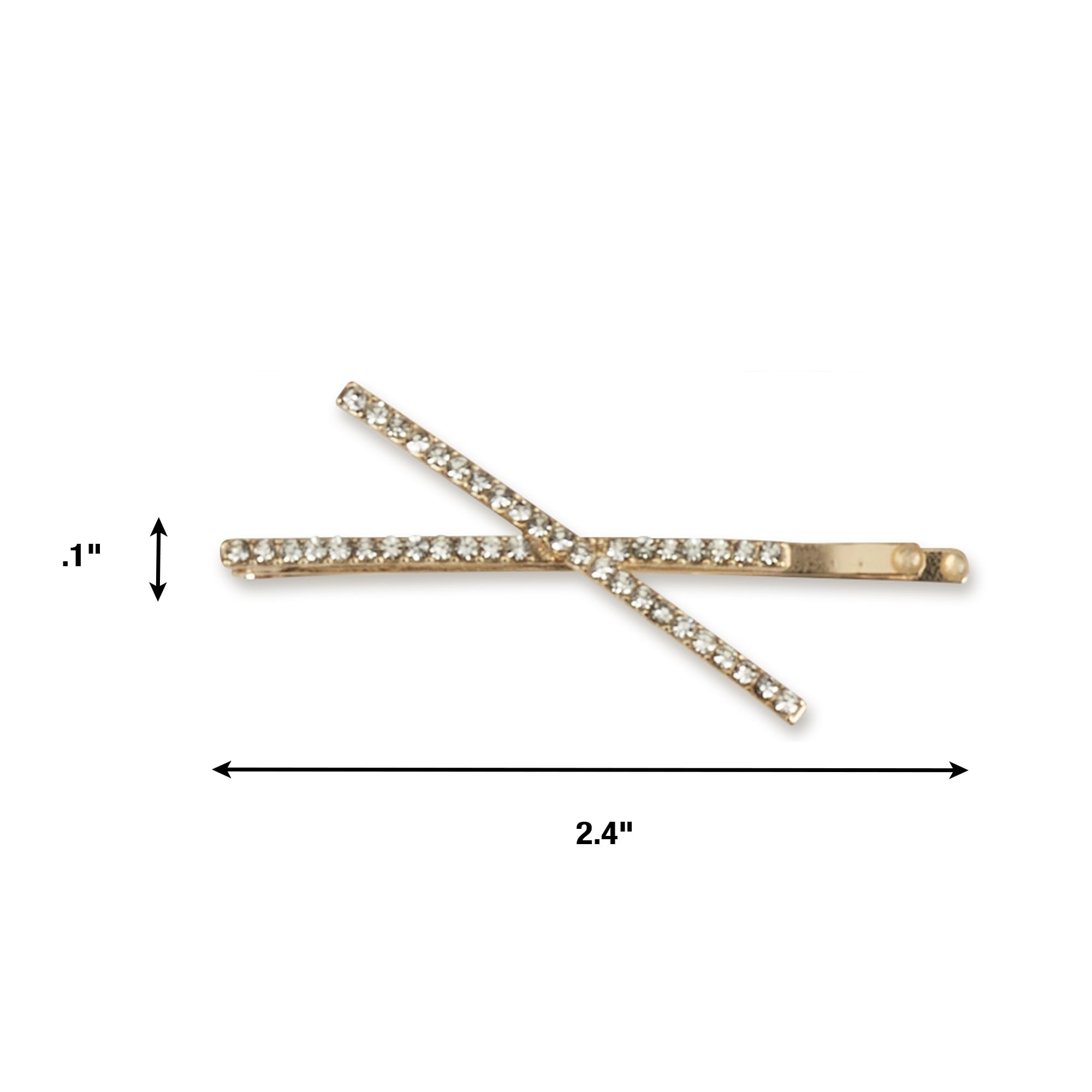 Pack Bobby Pins, Gold, 20 Count - Image 3