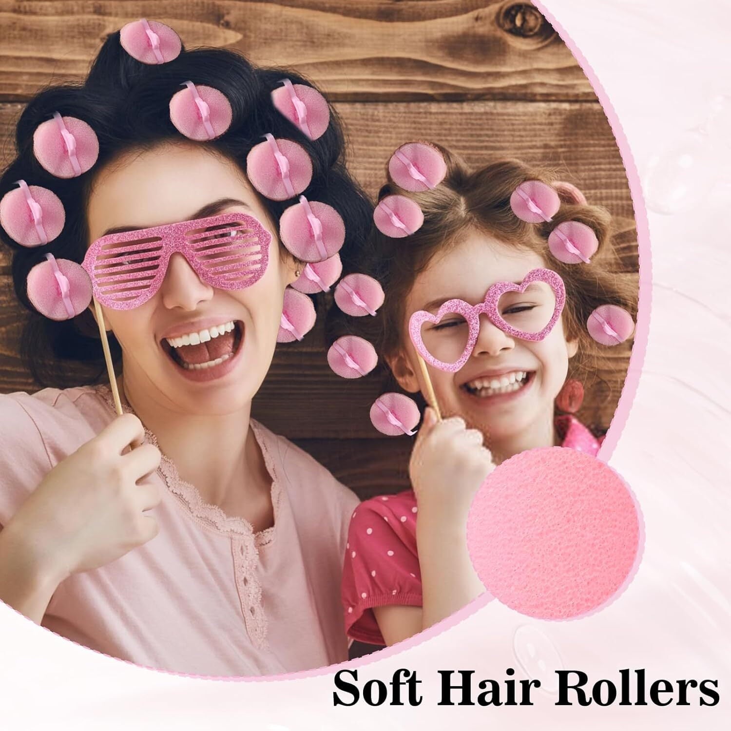 12 Pcs Sponge Hair Rollers,Jumbo Foam Heatless Curls Rollers for Short Long Hair,Flexible Sleeping Hairdressing Curle... - Image 6
