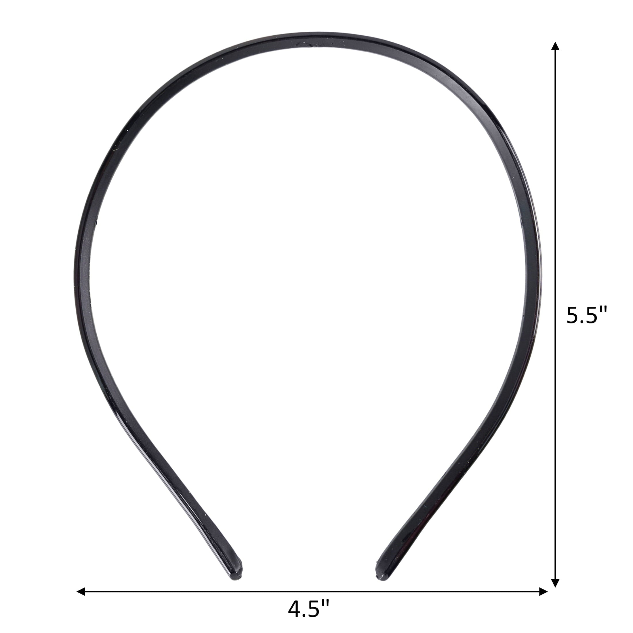 Flexible Skinny Plastic Headbands, Multicolor, 2 Count - Image 3