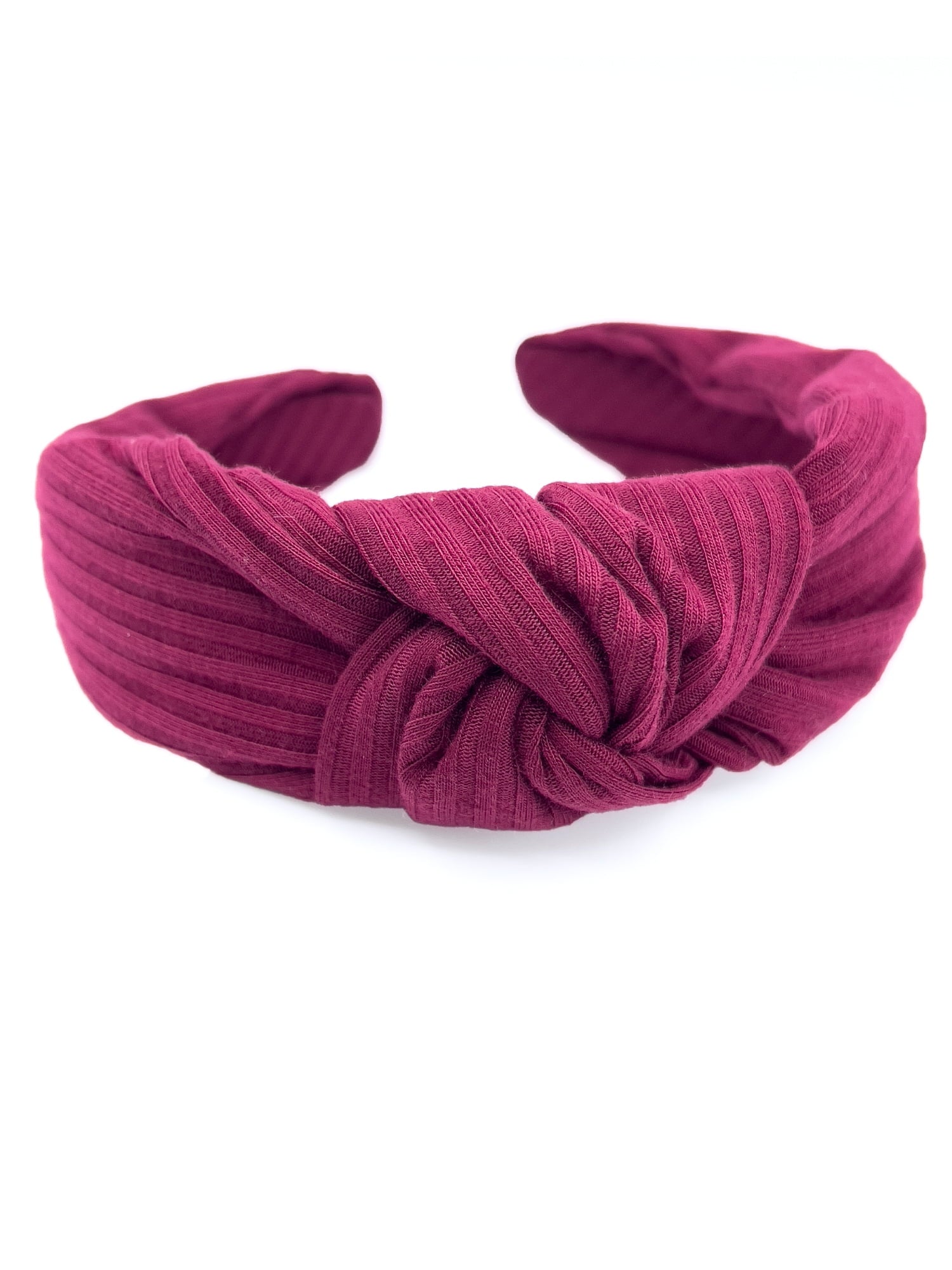 Knotted Headband, Red - Image 3