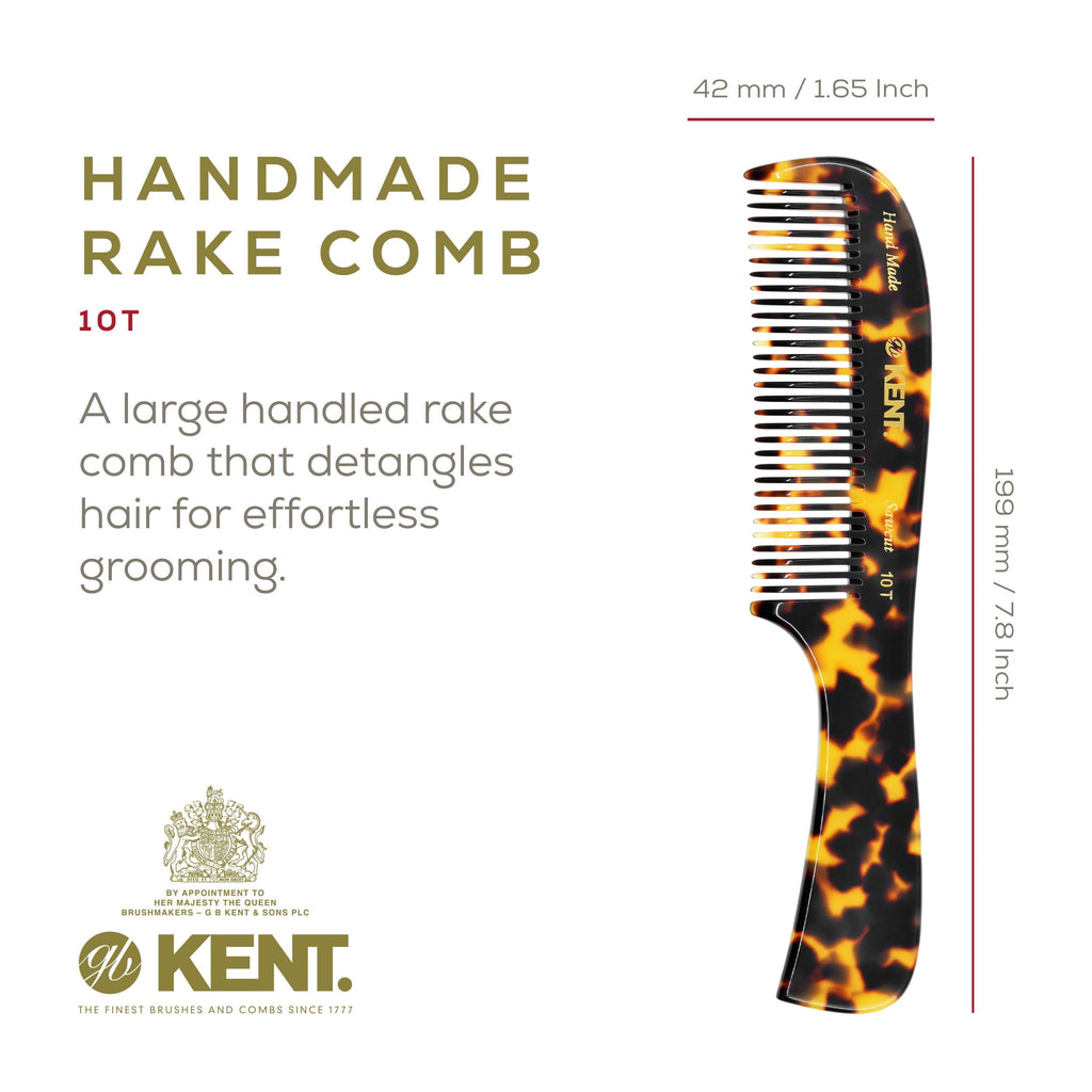 Large Wide Tooth Comb - Rake Comb Hair Detangler / Wide Tooth Comb for Curly Hair - Beard Combs/Hair Comb Hair Care D... - Image 3