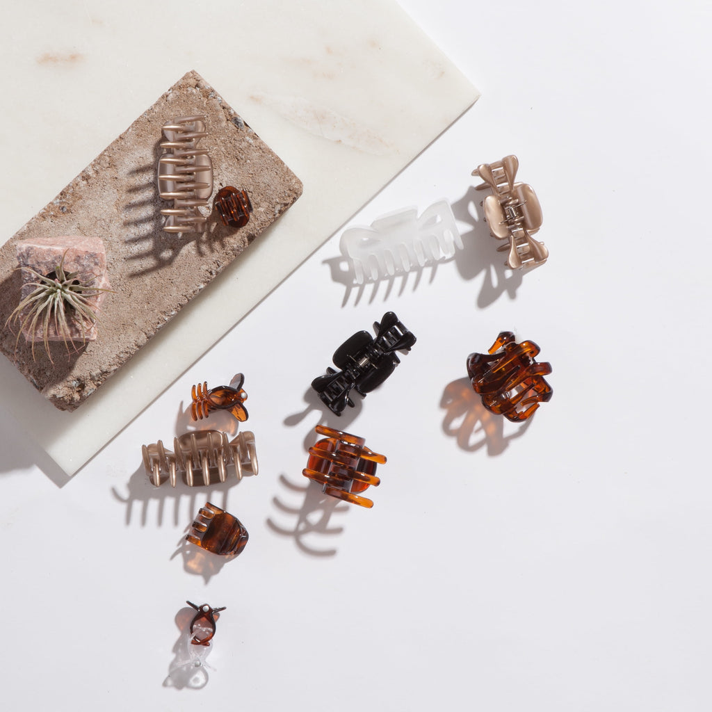 Hair Clips Assorted Neutral Colors 4 Ct - Image 5