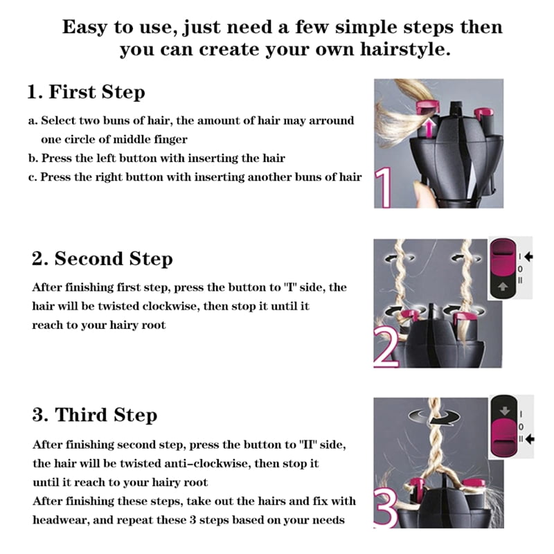 360Degree Rotation Electric Quick Twist Machine for Girls - Image 2