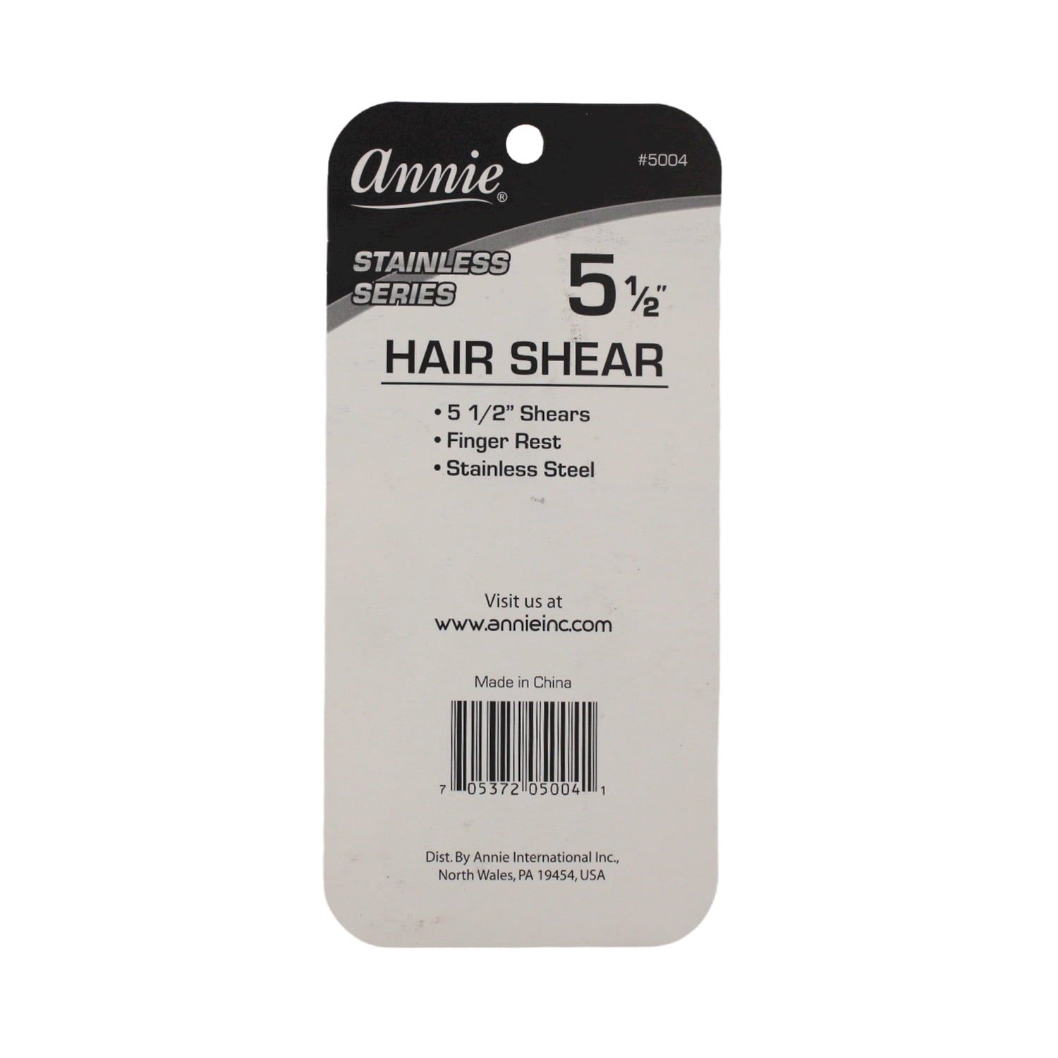 Professional Stainless Shears Hair Shears 5 1/2" #5004 - Image 4