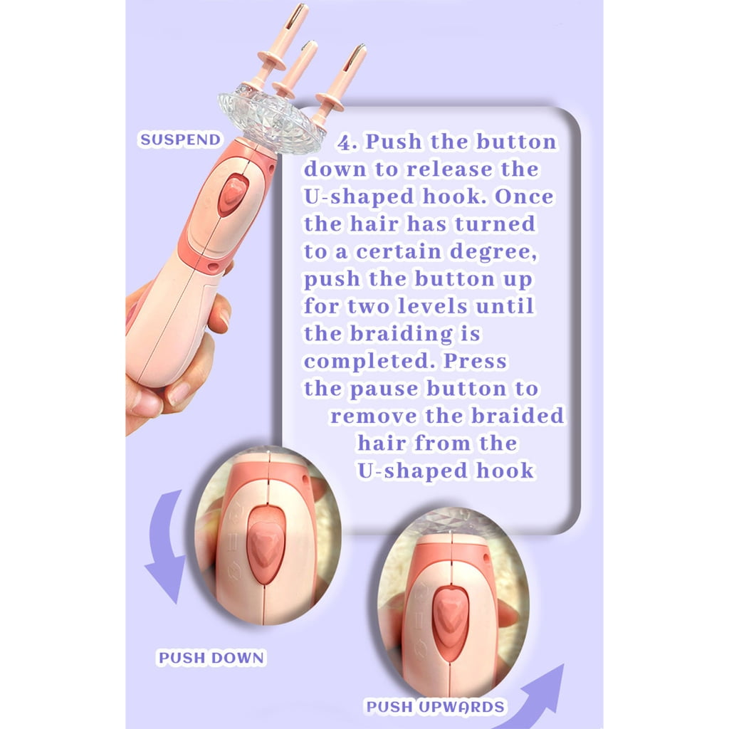 Quick Twist Automatic Hair Braider Hair Braiding Machine Tool for Child Girl - Image 3