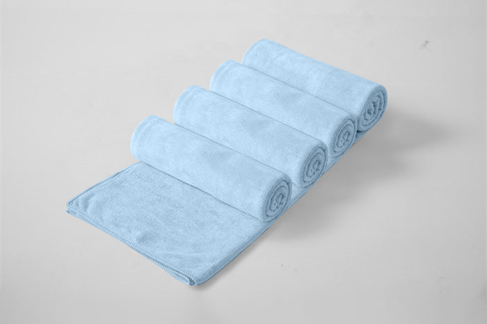Beartech 4 Pack 40 X 27 inch Microfiber Large Bath Hair Towel Wraps with Elastic Strap for Women - Image 5