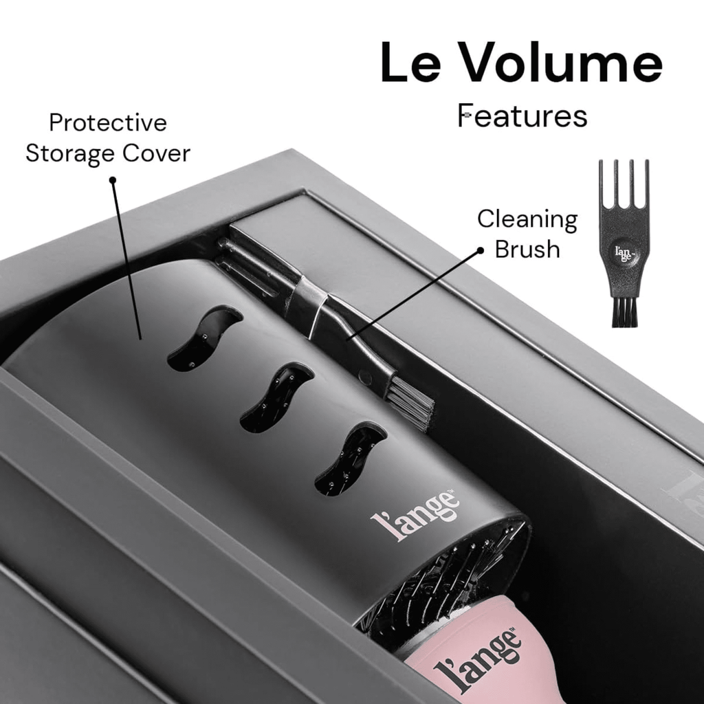 Volume Titanium 2-in-1 Blow Dryer & Volumizer Brush with 60mm Oval Barrel, Blush - Image 2