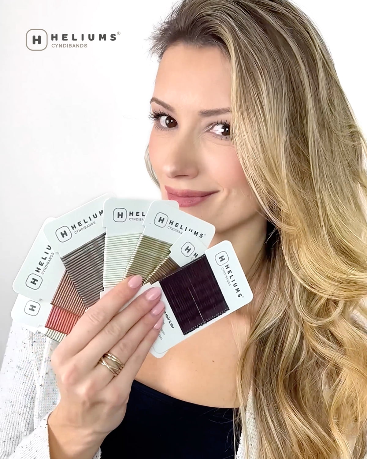 Gray Extra Long .. Wavy Color Match Bobby .. Pins, 2.5 Inch - .. 24 Pins - Image 5
