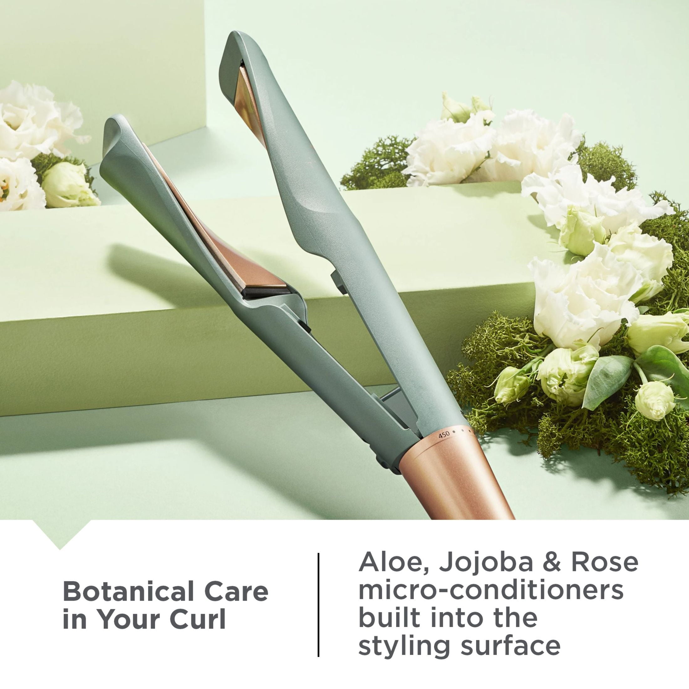 & Curl Multi-Styler, Ceramic, 7 Heat Settings, Green - Image 5