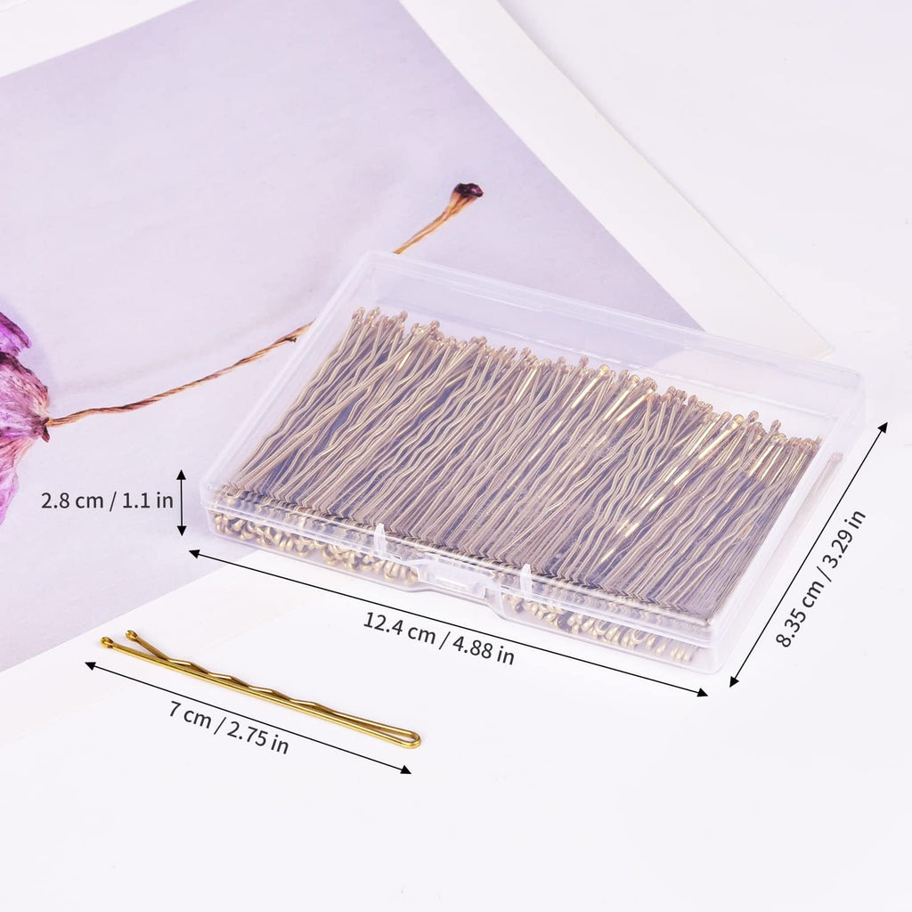 Large Bobby Pins Blonde, 2.75" Jumbo Hair Pins Blonde Long bobby Pins for Thick Hair for Women Girls with Box-120 count - Image 2