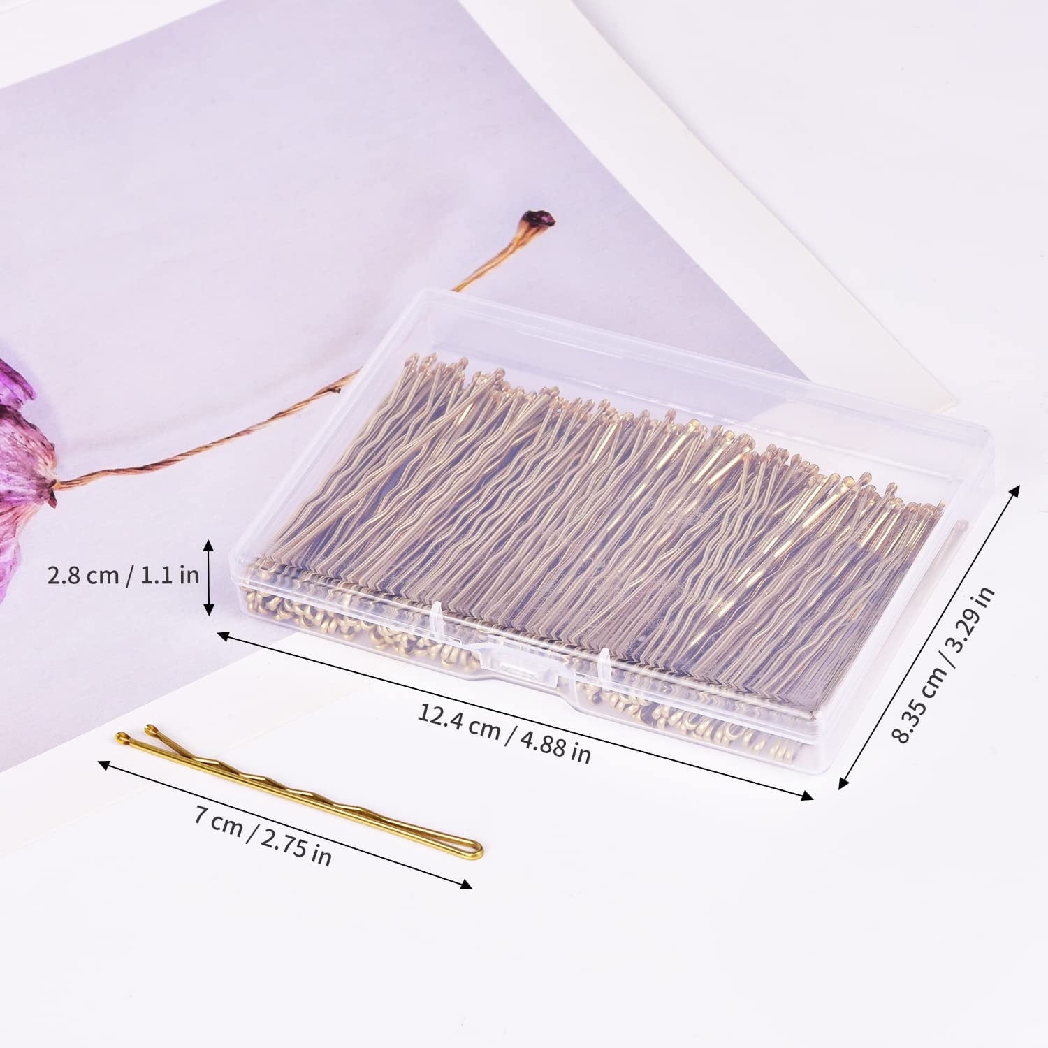 Large Bobby Pins Blonde, 2.75" Jumbo Hair Pins Blonde Long bobby Pins for Thick Hair for Women Girls with Box-120 count - Image 2
