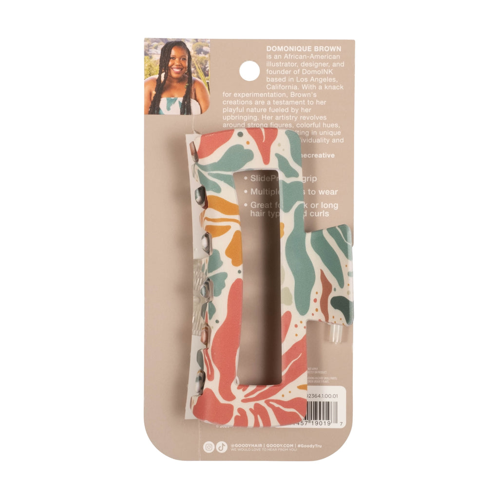 x DomoINK Frame SlideProof Claw Clip for Thick Hair, Trendy XL Hair Clip, 1 Ct - Image 4