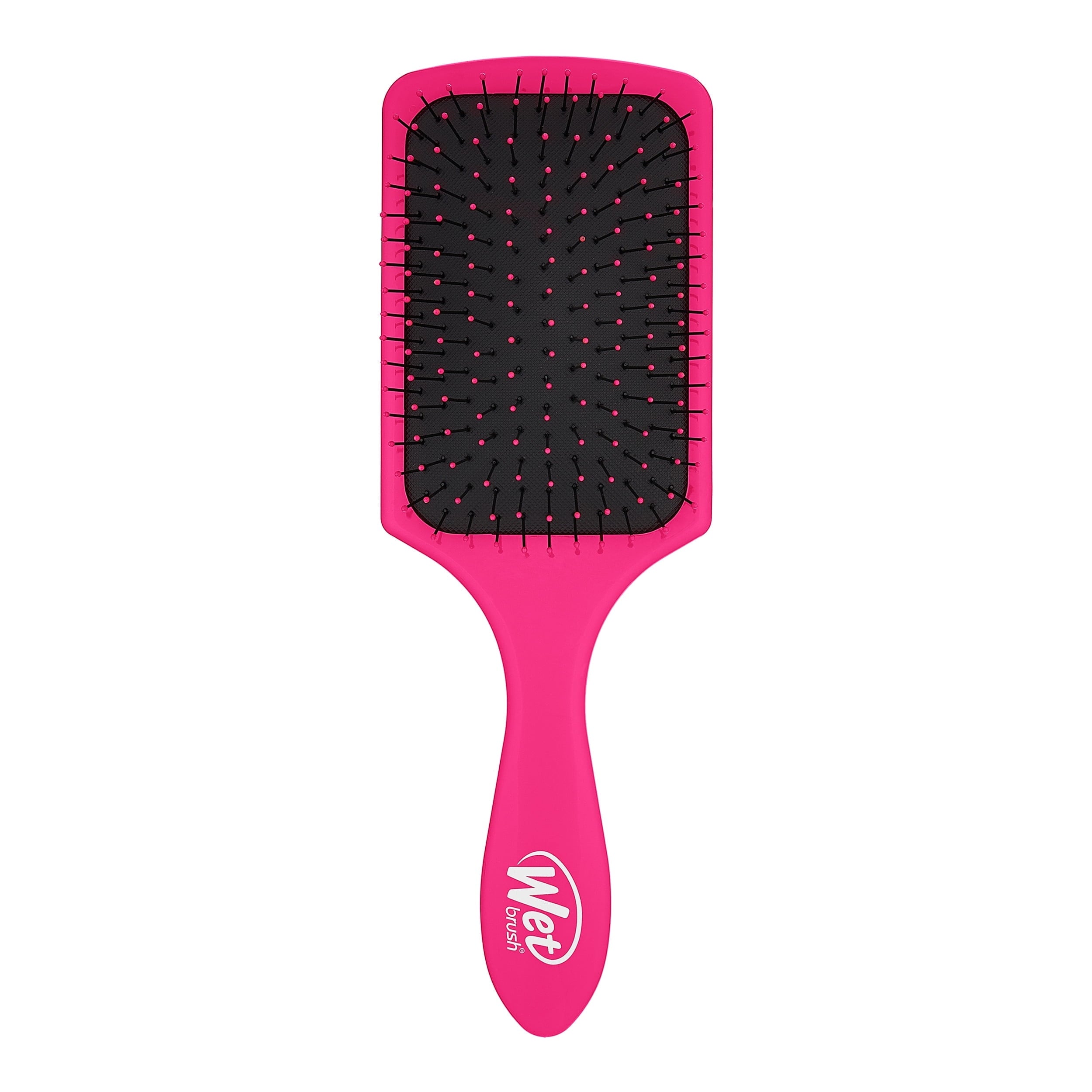 Wet Brush Paddle Hair Detangler, Pink, Soft Bristle Hair Brush for All Hair Types - Image 3