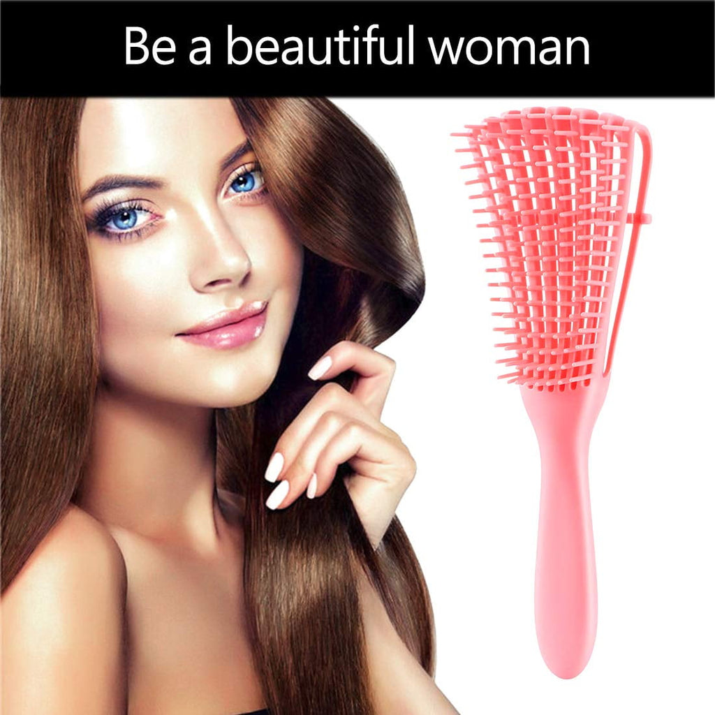3 Pack Hair Detangler Brush for Afro America/African Hair Textured 3a to 4c Kinky Wavy/Curly/Coily/Wet/Dry/Oil/Thick/... - Image 2