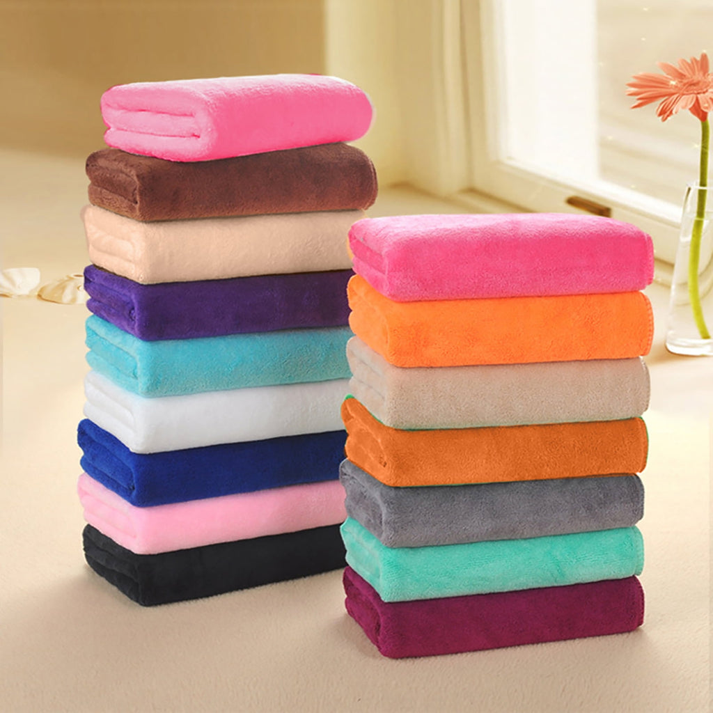 1Pc Microfiber Hair Towel Soft Super Absorbent Microfiber Microfiber Hair Towel Wraps Women for Gym - Image 2