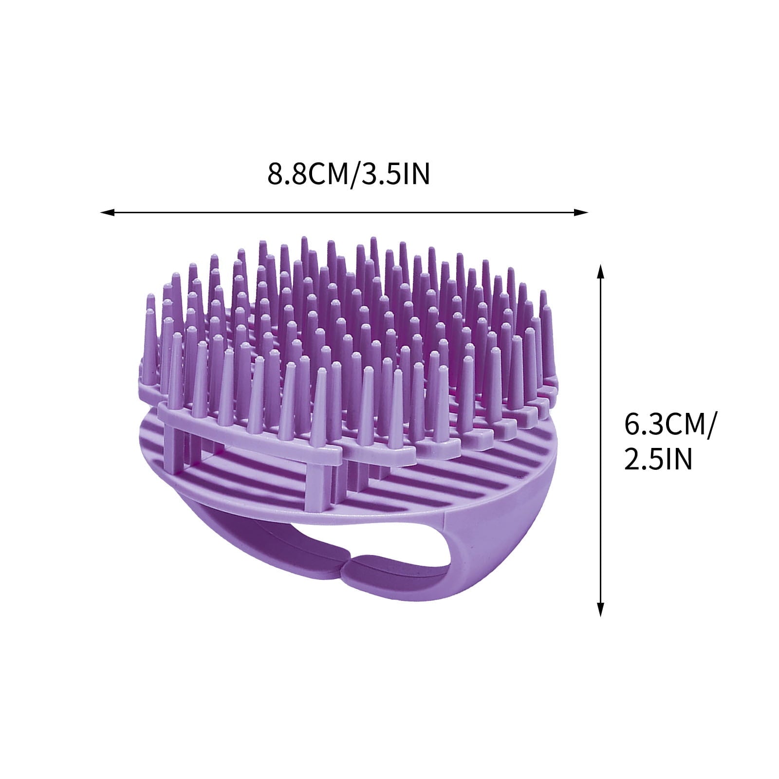 Silicone Scalp Brush Hair Scrubber,Scalp Massager Shampoo Brush,Hair Washing Scalp Exfoliating Brush for Dandruff,Hea... - Image 2