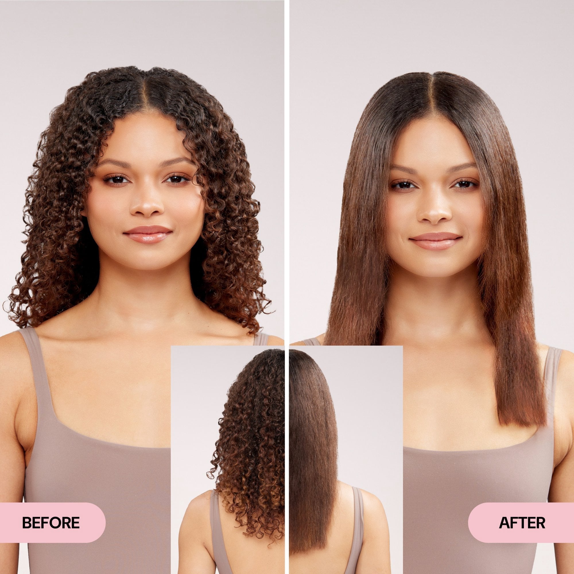 Vite Ceramic Straightening Brush with Digital Display for Sek Frizz-Free (Blush) - Image 4