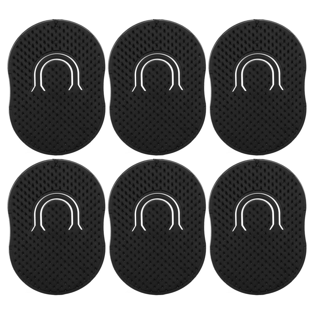 6pcs Palm Combs Portable Lightweight Handheld Massager Hair Brush Comb For Men, Beard Brush, Shampoo Comb - Image 2
