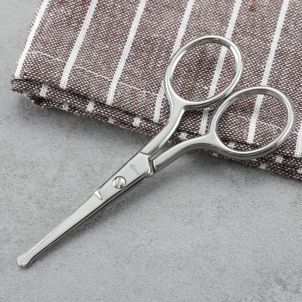 2 Pack Nail Scissors and Nose Hair Scissors, Small Curved Rounded Sharp Beauty Grooming Set - Image 4
