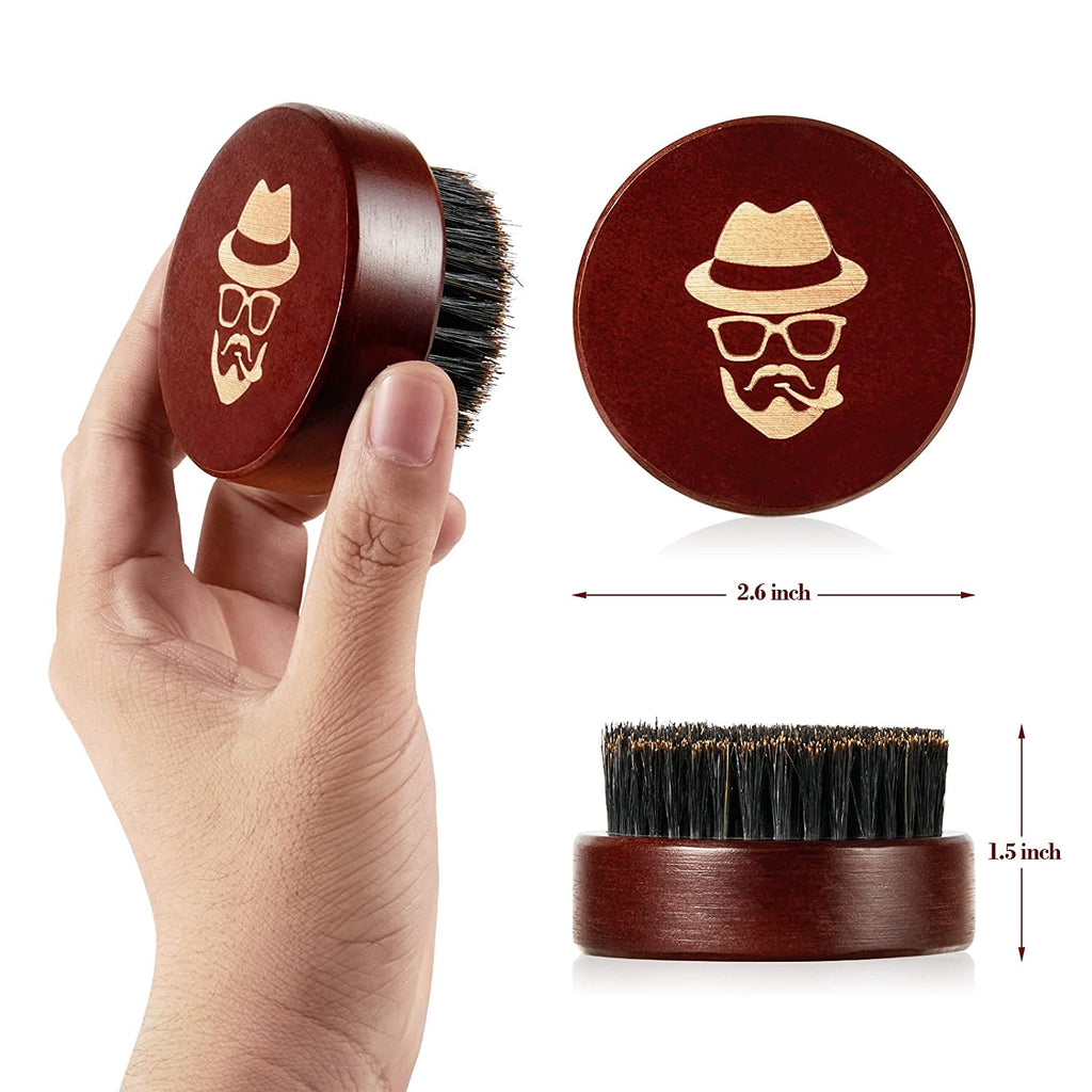 100% Boar Bristle Black Walnut Wood Comb for Men to Tame and Soften Your Facial Hair - Image 5