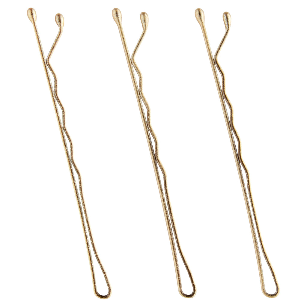 Goody Blonde Bobby Pins, Slide Proof Grip Comfort Tip, Pain Free Wear, Blonde, 48Ct - Image 3
