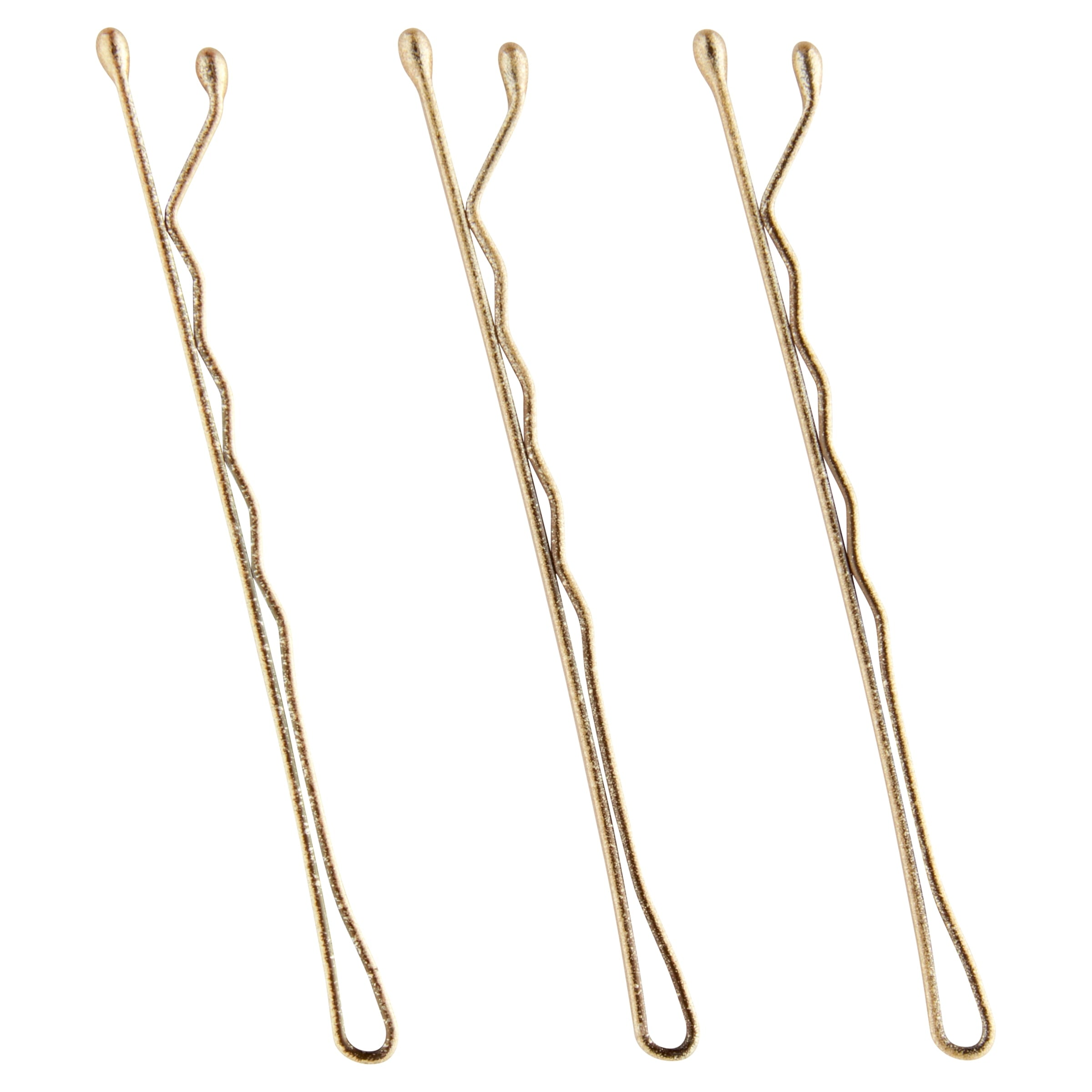 Goody Blonde Bobby Pins, Slide Proof Grip Comfort Tip, Pain Free Wear, Blonde, 48Ct - Image 3