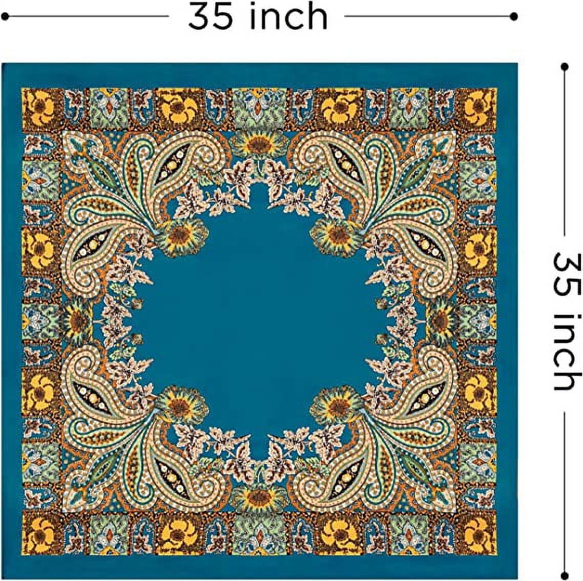 Scarf, 4-Piece Multicolor Bandana Scarf Pack - Image 5