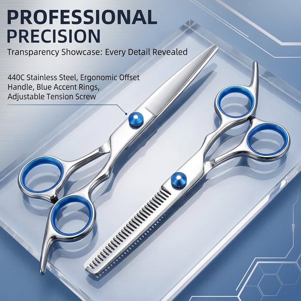 Shears,Professional Tools,Stainless Steel Kit ,Ergonomic dressing Scissors 2pcs for dressing,Salon And Home - Image 2