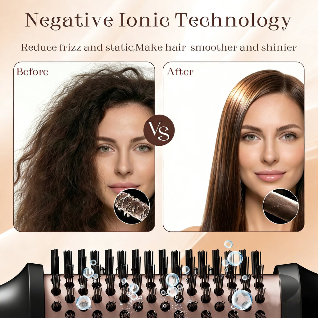 Curling Iron, Heated Round , 1.5 inch Electric Curl Wand, Curly Hair Dryer - Image 5