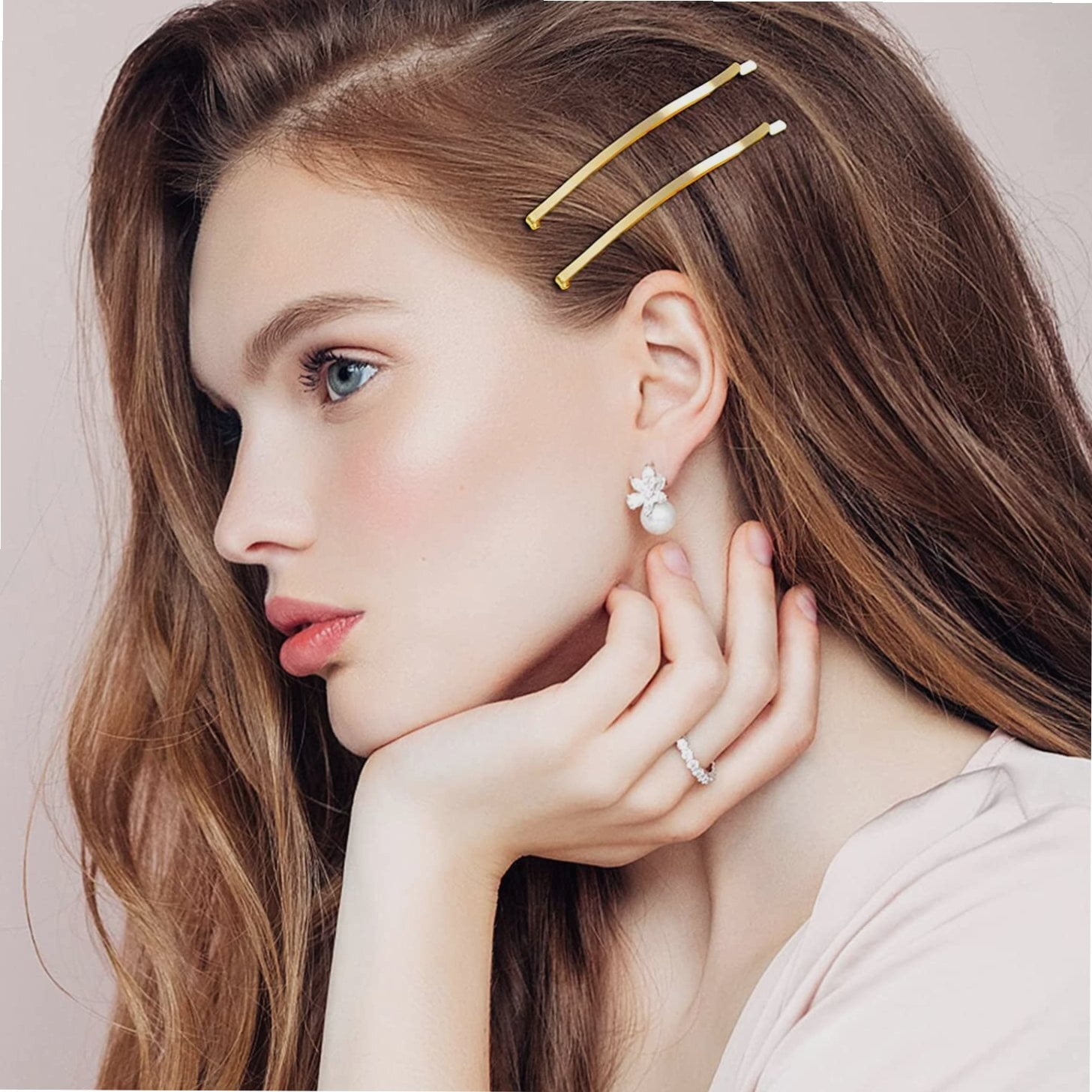 60Pcs 3.35 Inch Gold Jumbo Bobby Pins Gold Hair Pins large bobby pins for Long Thick Hair Women Girls - Image 3
