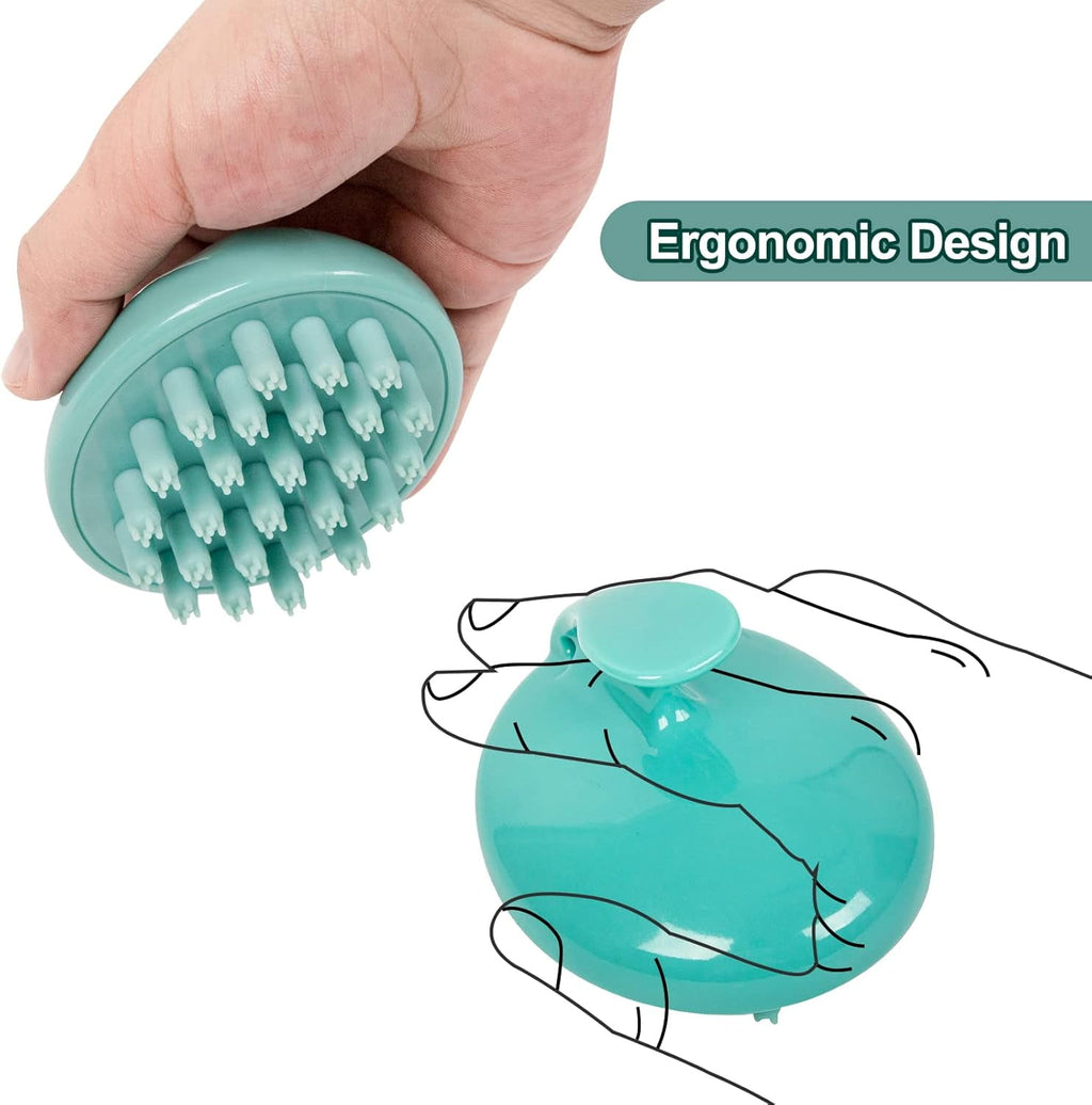 Hair Shampoo Brush with Soft Silicone Head Massager for Cleansing & Dandruff Removal - Image 6