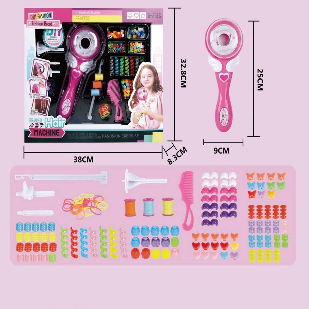 for Kids – Quick 5-Minute style Creator – Easy-to-Use Braiding Tool for & Fashionable Looks, Child-Safe Design,Pink - Image 2
