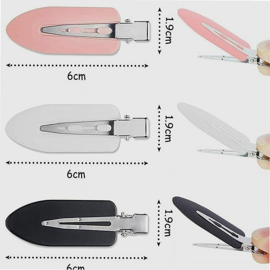 24 Pcs No Bend Hair Clips, No Crease Curl Pin Clips Creaseless Hair Clips, for Styling Sectioning Hairstyle Bangs Wav... - Image 4