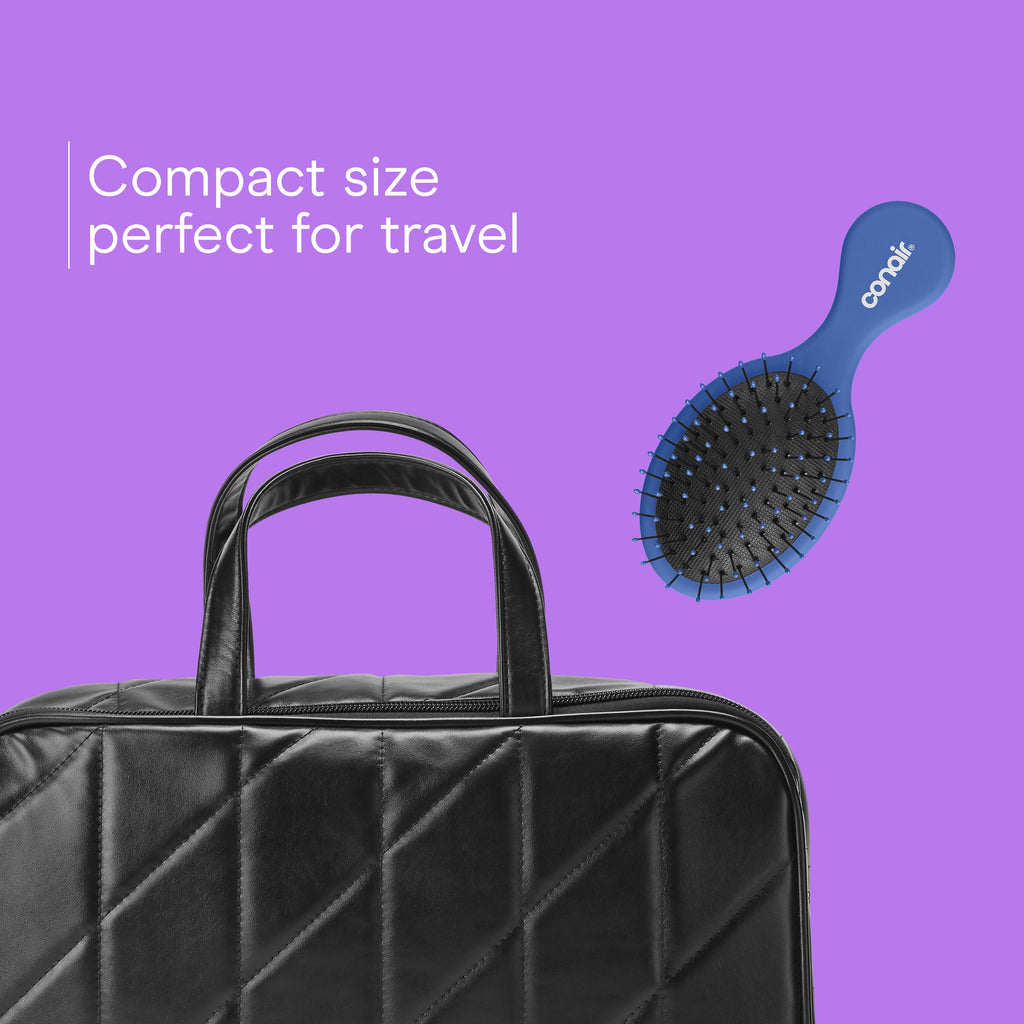 Mini Cushion Hairbrush for Wet or Dry Hair, Colors Vary - Image 5