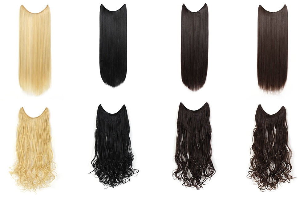 OneDor 20" Curly Transparent Wire Hair Extensions (27H613) - Image 2
