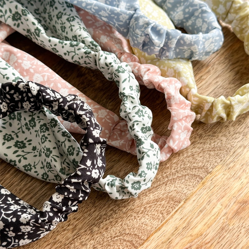 Hair Bandanas Scarf Headband Chiffon Head Kerchief Printed Turban Boho Headbands Hair Bandanas for Women Girls Hair A... - Image 6