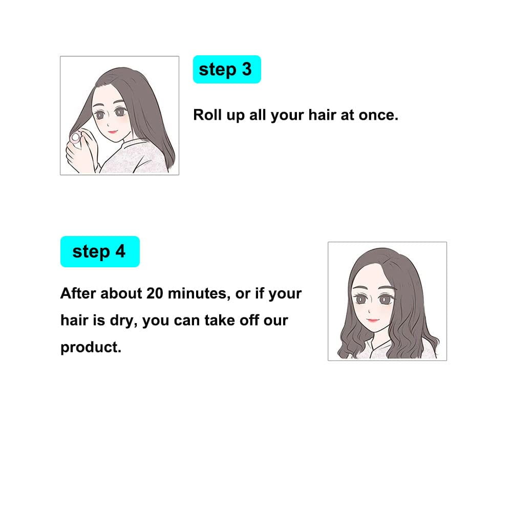 Small Size Hair Roller-Self Grip Hair Curler Mini Sized Hairdressing Tools, Salon Curly Style for Short Hair, Happon Pack of 24 Small 0.6 in - Image 2